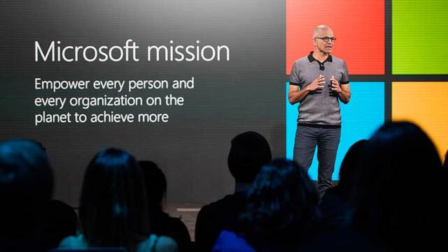 CEO Microsoft Satya Nadella (Bloomberg)