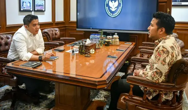 Seskab dan Wagub Jatim Bertemu, Bahas Pembangunan Infrastruktur Khususnya di Kota Surabaya