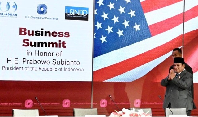 : Presiden Republik Indonesia, Prabowo Subianto menghadiri sesi roundtable pada Business Summit yang digelar di U.S. Chamber of Commerce, Washington DC, pada Rabu, 18 Februari 2026, dalam rangka kunjungan kerjanya di Amerika Serikat. (Foto: BPMI Setpres/Cahyo)